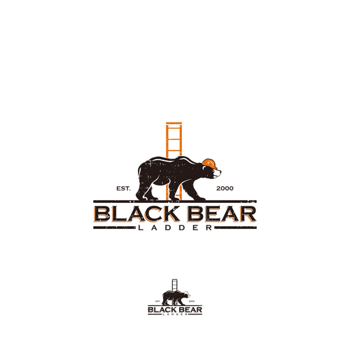 Ladder Logo - Black Bear Ladder Logo. Logo & brand identity pack contest