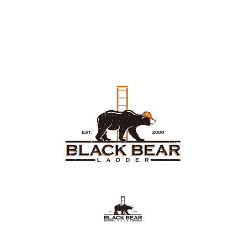 Ladder Logo - Black Bear Ladder Logo | Logo & brand identity pack contest