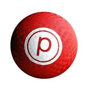 Red and White Circle Brand Logo - Pure Barre White Circle P Logo 5 Red Exercise Ball New