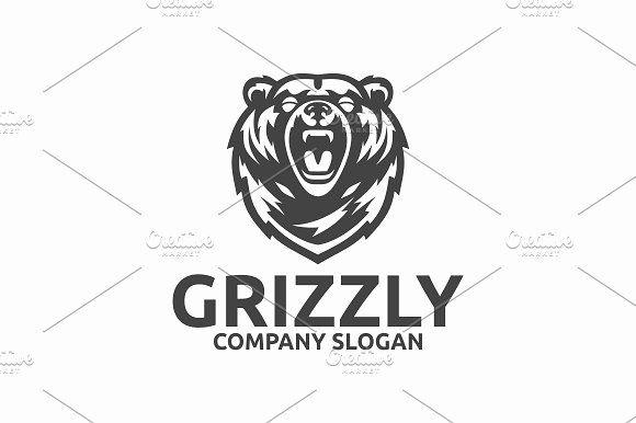Grizzly Logo - Grizzly Bear Logo Logo Templates Creative Market