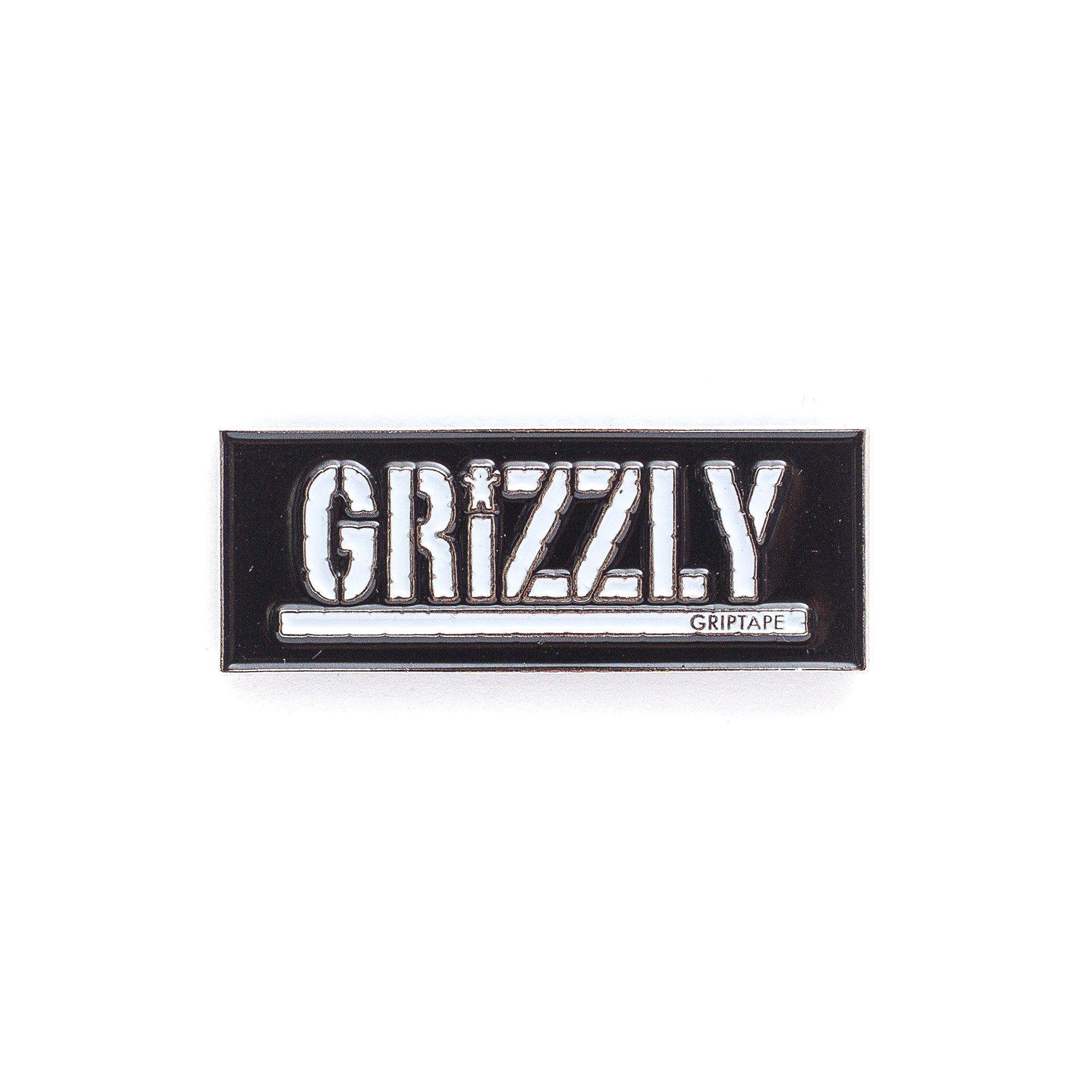 Grizzly Logo - Box Logo Pin - Grizzly Griptape