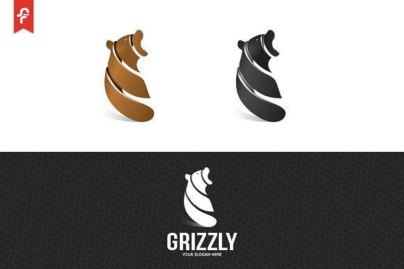 Grizzly Logo - Grizzly Logo Logo Templates Creative Market