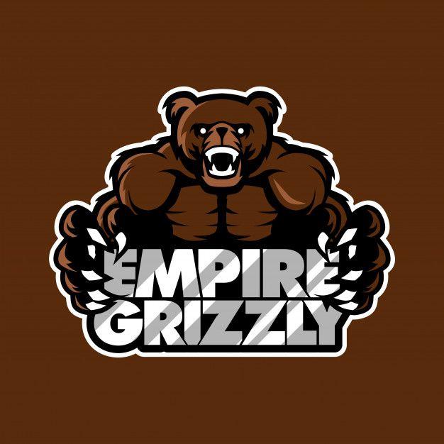 Grizzly Logo - Grizzly bear sport gaming logo illustration Vector