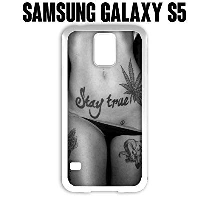 Samsung Sexy Logo - Amazon.com: Phone Case Weed Tattoo on Sexy Girl for Samsung Galaxy ...