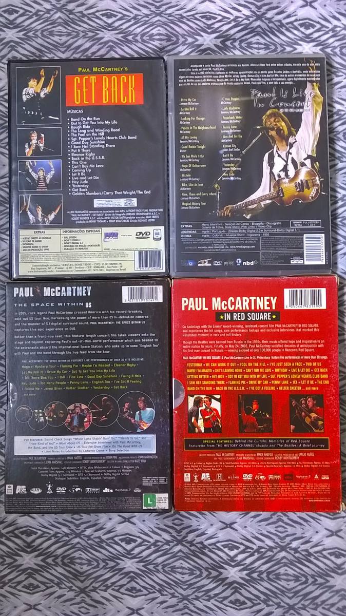 Red Square White R Logo - Paul Mccartney Is Live Red Square Space Within 4 Dvds$ 00 em