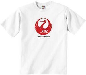 Jal Logo - JAL Japan Air Lines Retro Logo Japanese Airline T Shirt