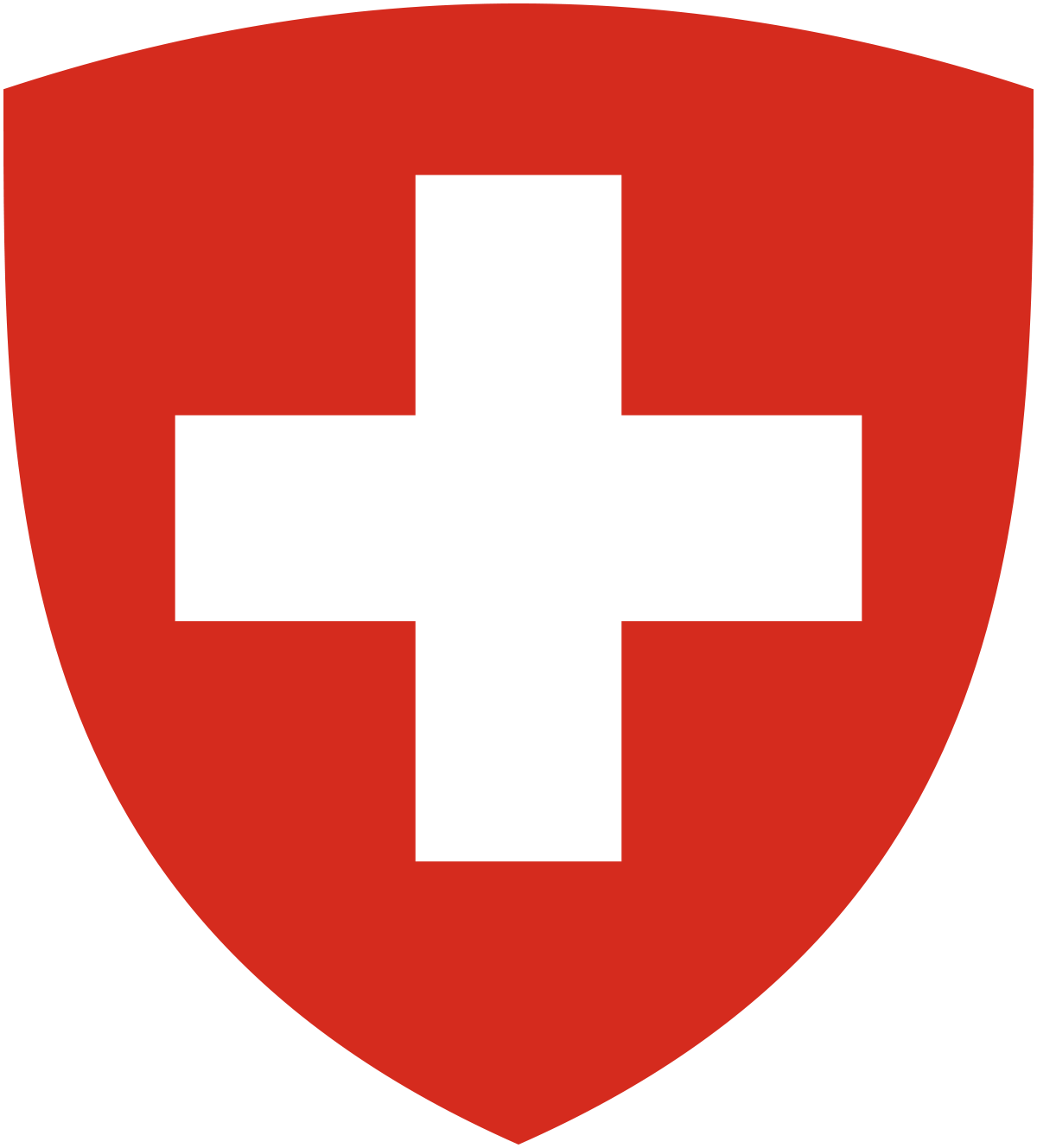 Red Shield in Automotive Industry Logo - Coat of arms of Switzerland