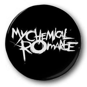 My Chemical Romance Logo - My Chemical Romance Logo 1 Button Badge Way, White