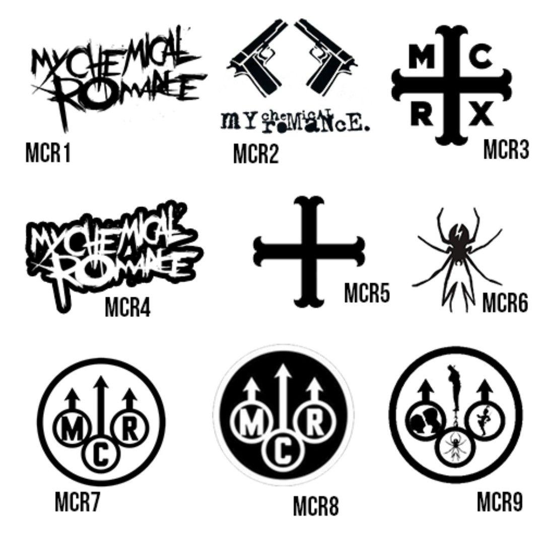 My Chemical Romance Logo - MY CHEMICAL ROMANCE MCR STICKERS, Everything Else On Carousell