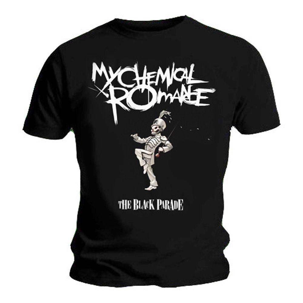 My Chemical Romance Logo - Official T Shirt My Chemical Romance BLACK PARADE Cover Logo All