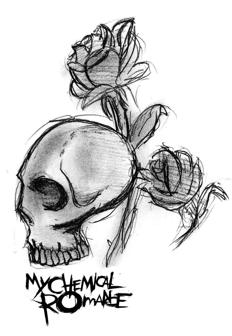 My Chemical Romance Logo - My Chemical Romance Skull Logo by MySicknessRomance.deviantart.com ...