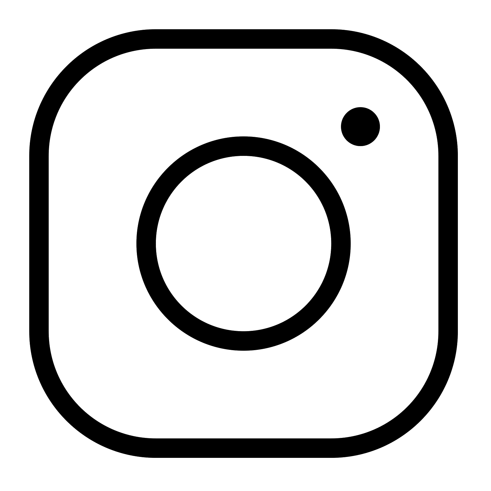 Instagtram Logo - Free Instagram Icon Black And White Png 88035 | Download Instagram ...