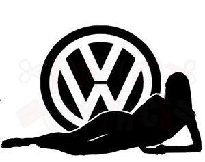 Sexy VW Logo - Sexy Girl VW Logo Volkswagen