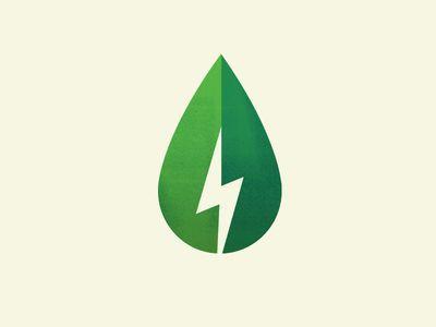 Green Energy Logo - Green Energy. Logo Inspiration. Electricity logo, Logo design, Logos