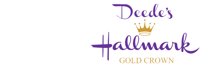 Hallmark Gold Crown Logo - Deede's Hallmark - About Us