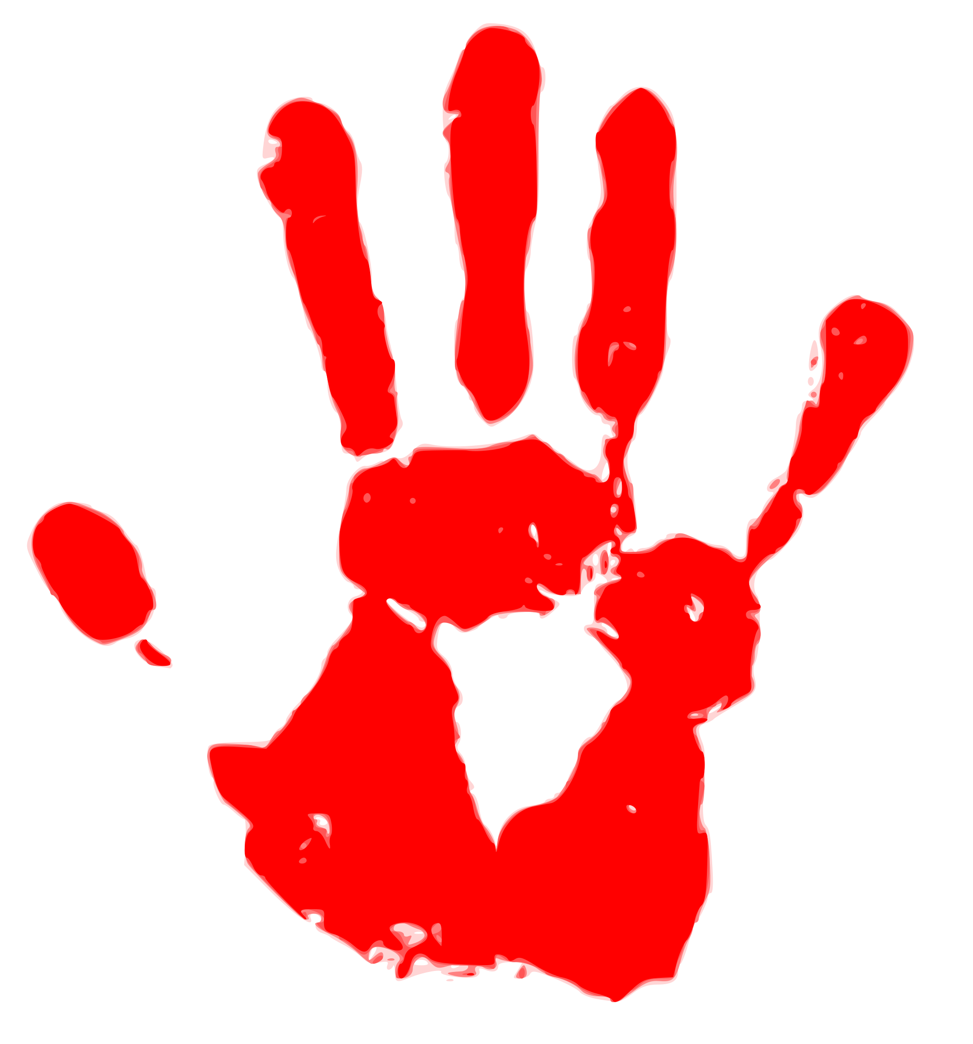 Red Hand Logo - File:Red hand.svg - Wikimedia Commons