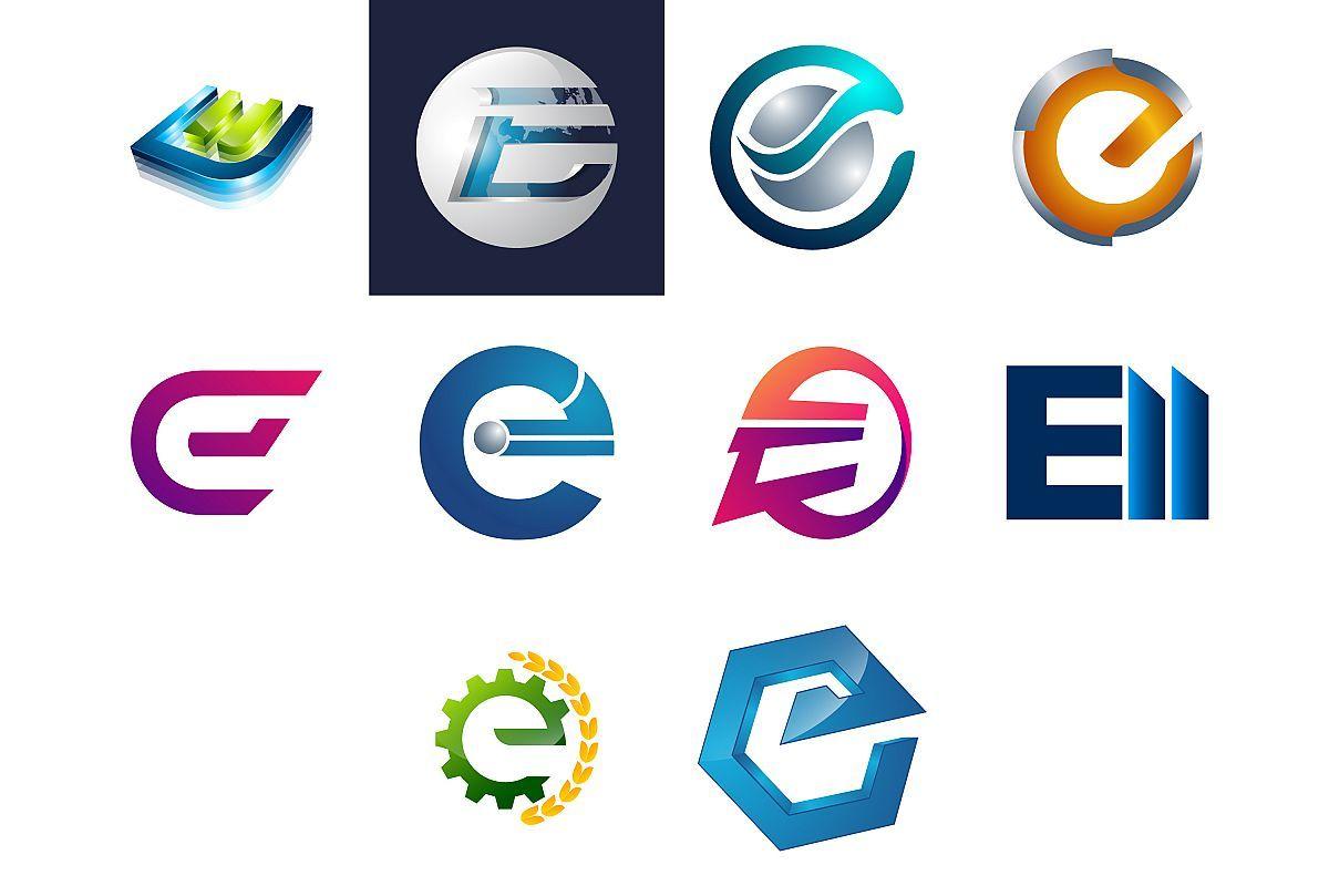 Modern Business Logo - Modern and elegant business logos set