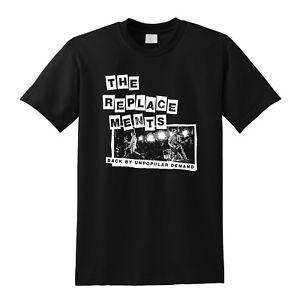 The Replacements Logo - THE REPLACEMENTS Unpopular Demand B/W logo Punk Rock band Men's S to ...