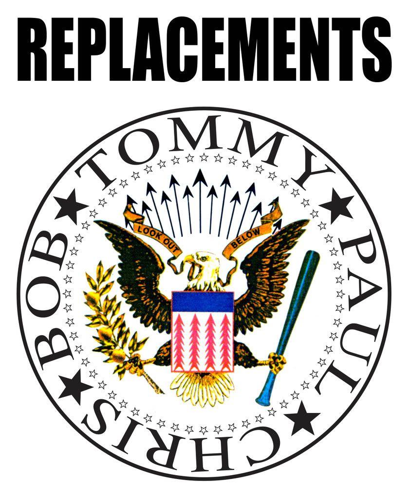The Replacements Logo - The Replacements. Ramones Style. Man Without Ties