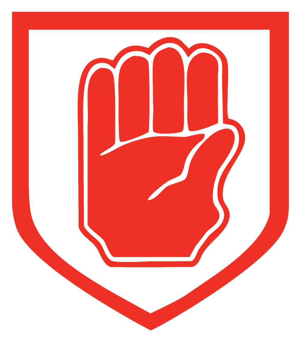 White and Red Hand Logo - CONTACT | DORRIAN'S RED HAND (NEW YORK CITY)