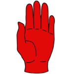 Red Hand Logo - Coat of arms of Ulster