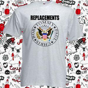 The Replacements Logo - New The Replacements Rock Band Logo Men's Grey T-Shirt Size S to 3XL ...