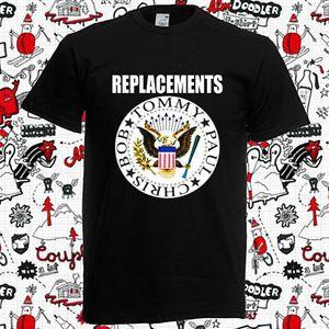 The Replacements Logo - New The Replacements Rock Band Logo Men's Black T-Shirt Size S-3XL ...