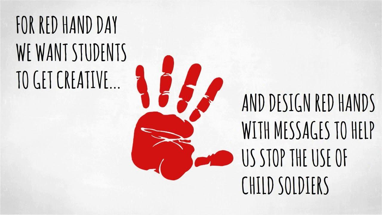 Red Hand Logo - Red Hand Day Campaign 2018
