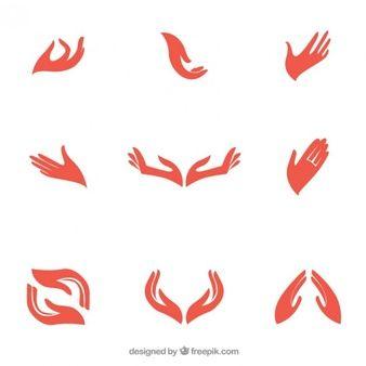 Red Hand Logo - Hands Vectors, Photo and PSD files