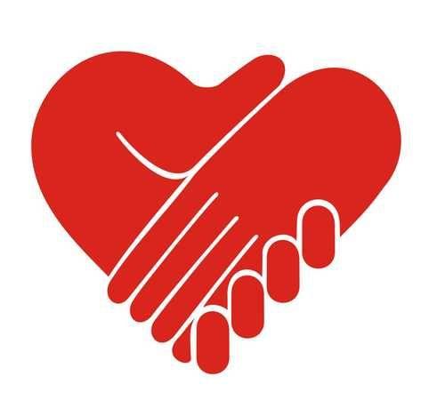 Red Hand Logo - Heart + Hand logo. Surgeon. Hand logo and Logos