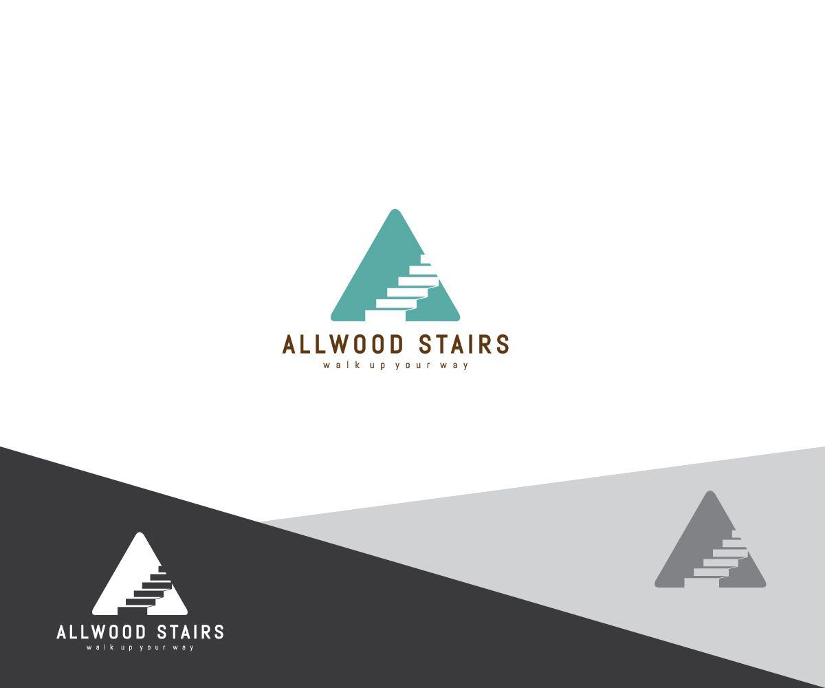 Modern Business Logo - Serious, Modern, Business Logo Design for Allwood Stairs