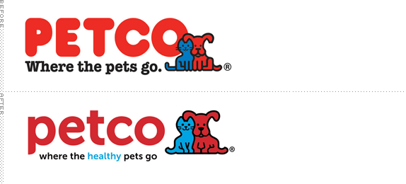 Petco Logo - Brand New: Petco Unleashes Unhealthy Logo