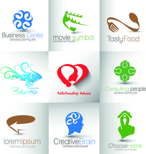 Modern Business Logo - Modern business logos design art vector Free vector in Encapsulated ...