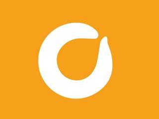 Orsnge Leaf Logo - Download wallpaper 320x240 orange leaf frozen yogurt, logo, company ...