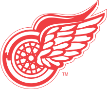 Black and White Detroit Red Wings Logo - Detroit Red Wings