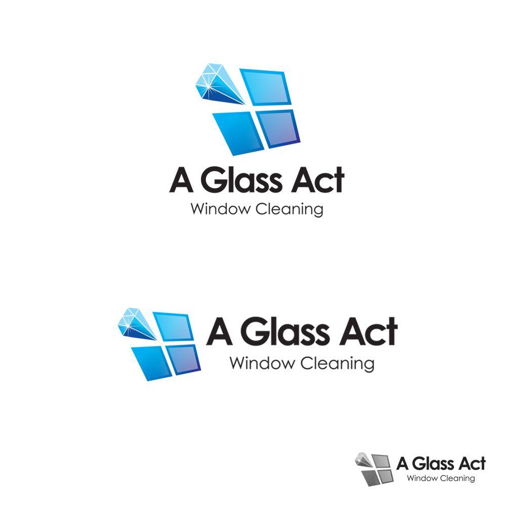 Modern Business Logo - Serious, Modern, Business Logo Design for A Glass Act Window