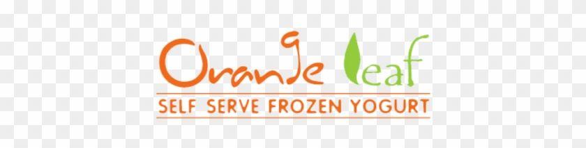 Orsnge Leaf Logo - Orange Leaf Frozen Yogurt Leaf Frozen Yogurt