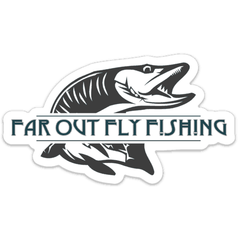 Musky Logo - Far Out Fly Fishing Musky Logo - Fly Fishing Stickers and Decals