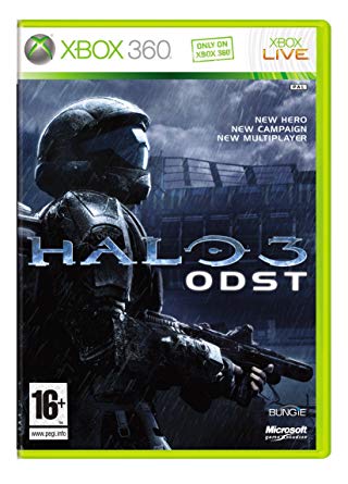 Blue and White ODST Logo - Halo 3: ODST (Xbox 360): Amazon.co.uk: PC & Video Games