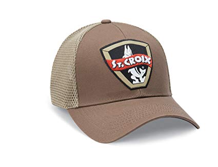 Musky Logo - Amazon.com : St Croix Retro Musky Logo Trucker Fishing Cap Brown
