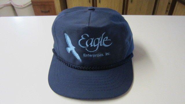Blue Eagle Enterprises Logo - Vintage Eagle Enterprises Inc. Trucker Back Cap / Hat Slide Back