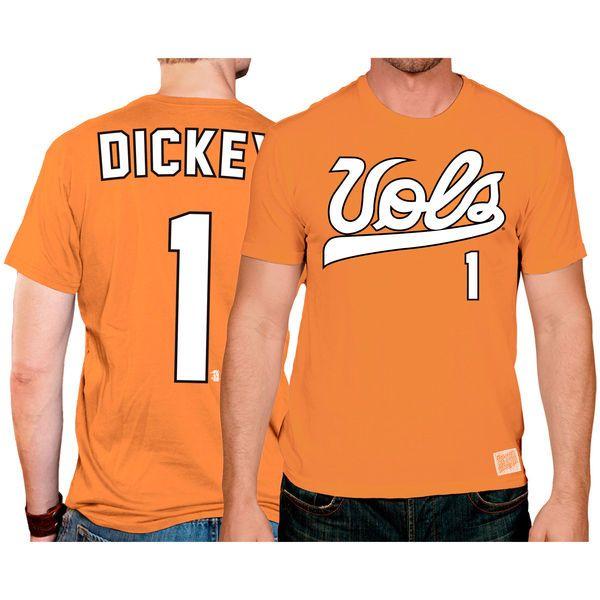 Retro Sports Tennessee Orange Logo - R.A. Dickey Tennessee Volunteers Original Retro Brand Baseball Name ...