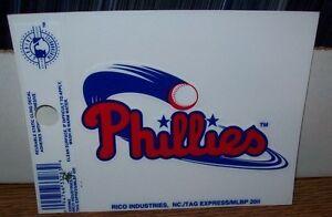 Small Phillies Logo - PHILADELPHIA PHILLIES LOGO 3X4 SMALL STATIC DECAL RICO STICKER DECAL ...