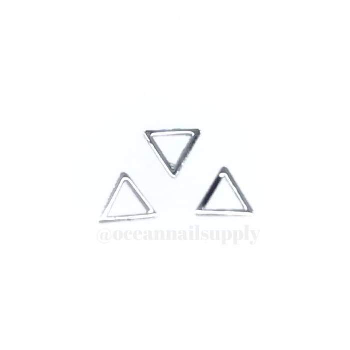 Silver Triangle Logo - Thin Frame Silver Triangle Frame