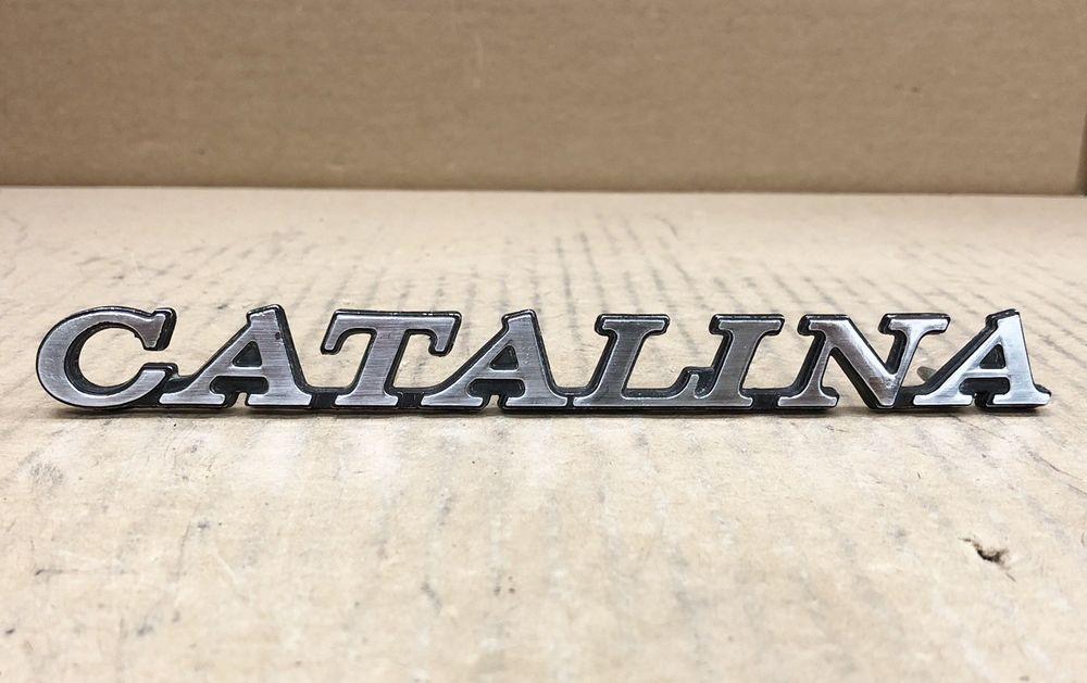 Catalina Car Logo - 1971-1974 Pontiac Catalina Fender Emblem | eBay