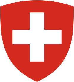 Red Shield with White Cross Logo - Coat of arms of Switzerland - Simple English Wikipedia, the free ...