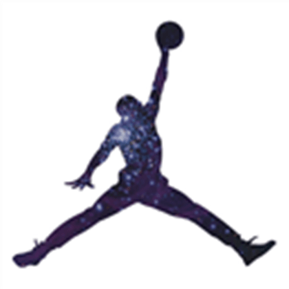 Air Jordan Galaxy Logo - AIR JORDAN GALAXY LOGO T SHIRT IRON ON DECAL - Roblox