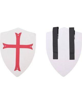 Red Shield with White Cross Logo - Find the Best Deals on Hero's Edge Foam Shield, White with Red Cross ...