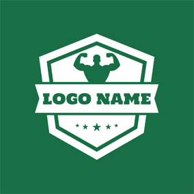 Green Badge Logo - Free Club Logo Designs. DesignEvo Logo Maker