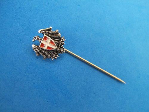 Red Shield with White Cross Logo - Red Shield White Cross Eagle Lapel Hat Pin Stick Pin Europe Souvenir ...